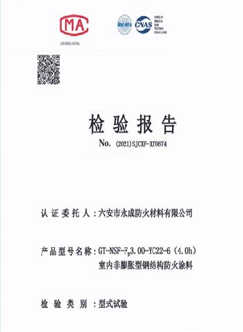 型式實(shi)驗報告